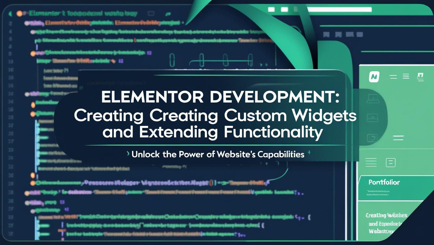 Elementor Development: Creating Custom Widgets and Extending Functionality